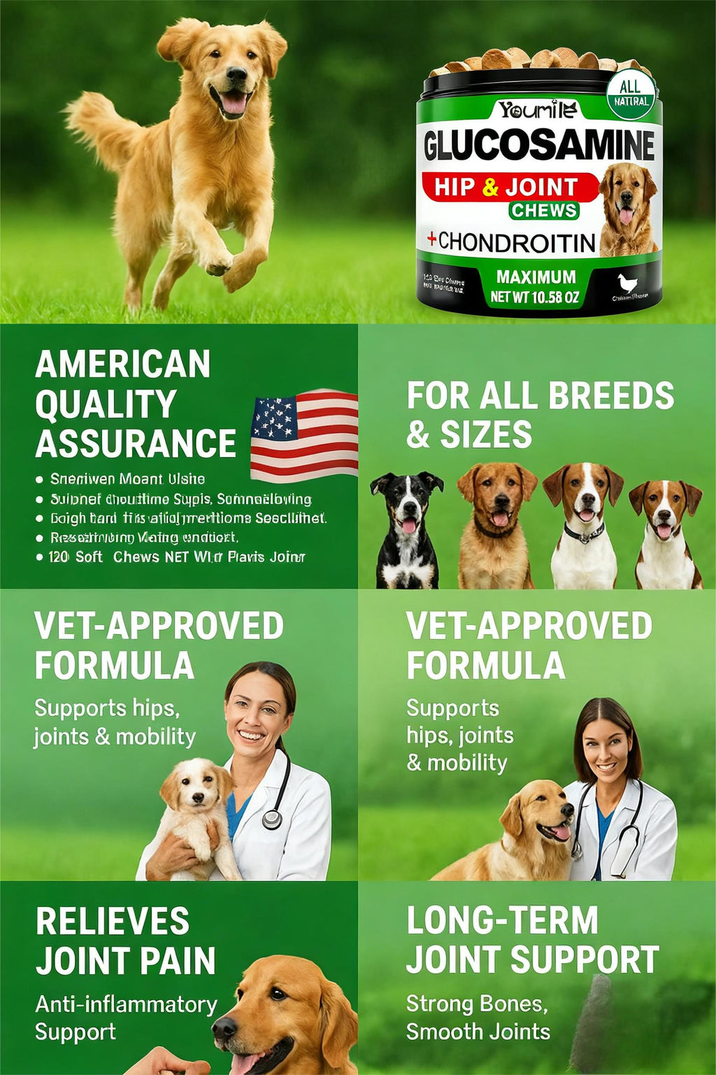 Youmile Hip & Joint Health Supplement for Dogs