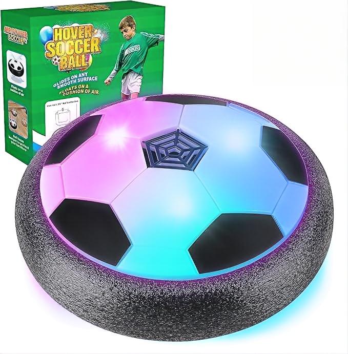 Interactive Cat and Dog Soccer Ball toy – Rechargeable Hover Soccer Ball with LED Lights & Motion Sensor