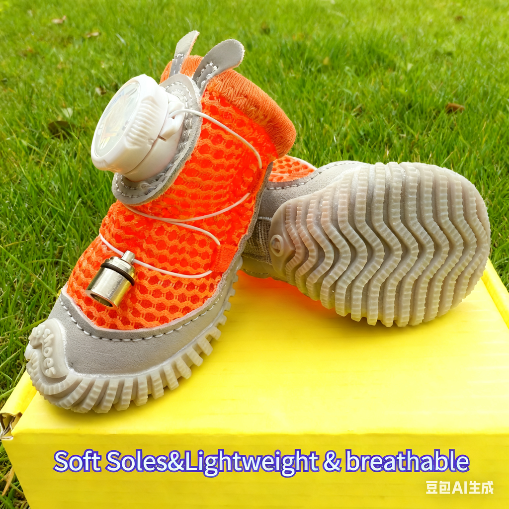 2026 Glowing Dog Shoes with LED Light （4pcs）Light up dog shoes Anti-Slip Sole Paw Protector Booties for Small Medium Dogs Hot Pavement Safety