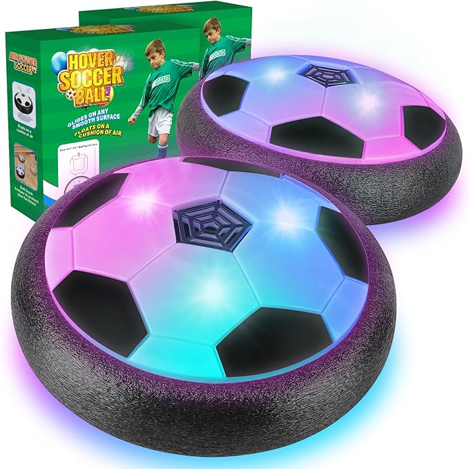 Interactive Cat and Dog Soccer Ball toy – Rechargeable Hover Soccer Ball with LED Lights & Motion Sensor