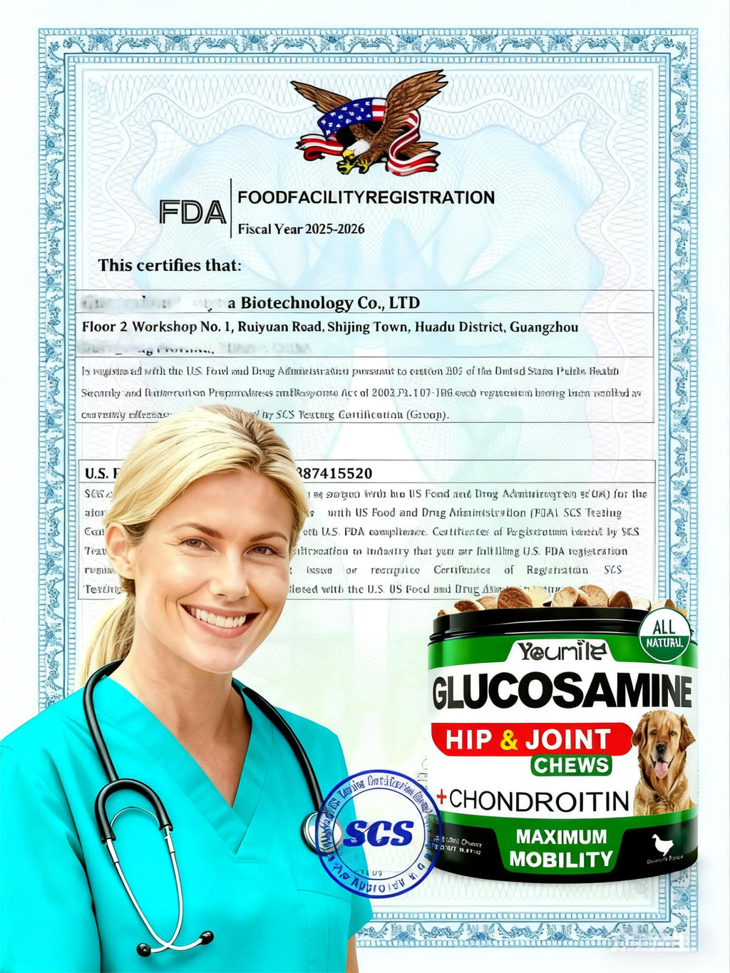 Youmile Hip & Joint Health Supplement for Dogs