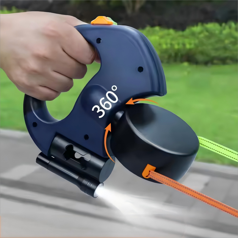 Tangle-Free Dual Dog Leash with 360° Swivel Head – For 2 Small to Medium Dogs (30 lbs)