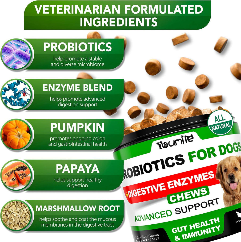 Youmile Probiotics for Dogs Soft Chews