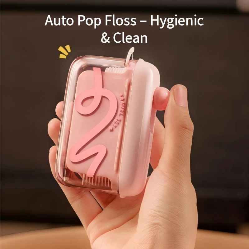 Automatic Pop-Up Dental Floss Case