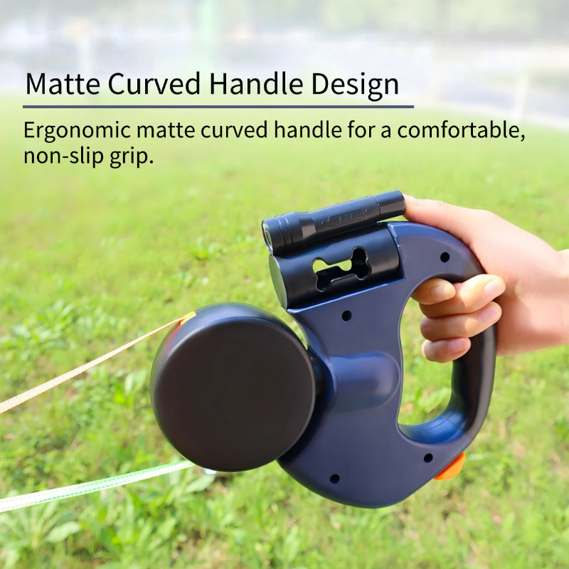 Tangle-Free Dual Dog Leash with 360° Swivel Head – For 2 Small to Medium Dogs (30 lbs)